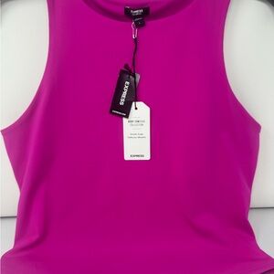 Express Women's Fuchsia Tank Top